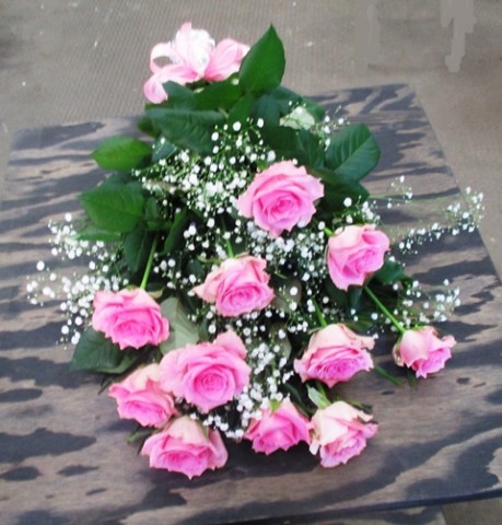 【花束】ダンスの発表会のお祝いにバラの花束